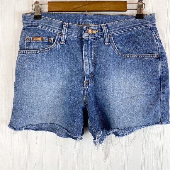 RIDERS CUT OFF JEAN SHORTS SIZE 10 M‎ VINTAGE - Picture 1 of 4